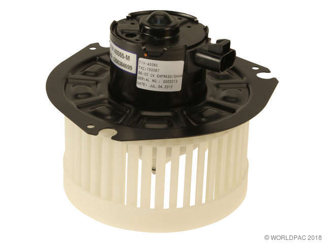 Foto de Motor del ventilador HVAC para Chevrolet Express 1500 Chevrolet Express 2500 Chevrolet Express 3500 GMC Savana 1500 GMC Savana 2500 GMC Savana 3500 Marca Tyc Parte #W0133-1962011