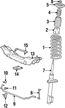 Foto de Enlace de Barra Estabilizadora Original para Volvo 960 Volvo S90 Volvo V90 Marca VOLVO Nmero de Parte 272991