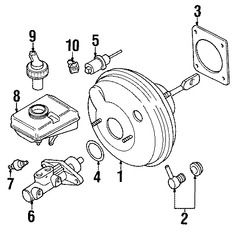 Foto de Depsito del Cilindro Maestro del Freno Original para Volvo S70 1999 2000 1998 Volvo V70 1998 1999 2000 Marca VOLVO Nmero de Parte 9200439