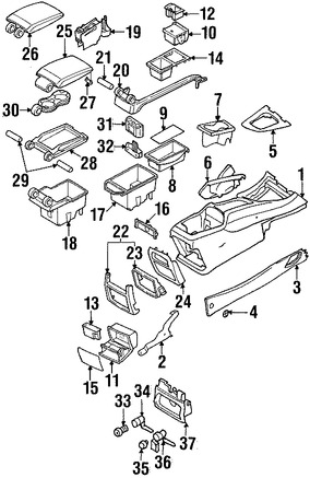 Foto de Carcasa del tomacorriente para accesorios 12 volti Original para Volvo V70 Volvo XC70 Volvo S60 Marca VOLVO Nmero de Parte 9187036