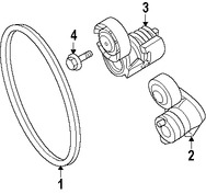 Foto de Banda serpentina Original para Volvo C70 Volvo S40 Volvo V50 Volvo C30 Marca VOLVO Nmero de Parte 30777530