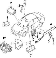 Foto de Airbag de Asiento Original para Volvo C70 Marca VOLVO Nmero de Parte 31271170