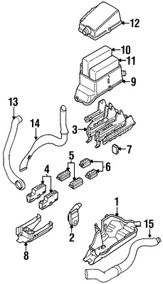 Foto de Caja de Fusibles Original para Volvo S60 Volvo V70 Volvo XC70 Volvo XC90 Volvo S80 Marca VOLVO Nmero de Parte 9452547