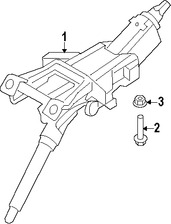 Foto de Columna de Direccion Original para Volvo S60 Volvo S60 Cross Country Volvo V60 Volvo V60 Cross Country Marca VOLVO Nmero de Parte 31387669