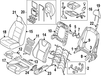 Foto de Motor de Asiento Original para Volvo Marca VOLVO Nmero de Parte 9123149