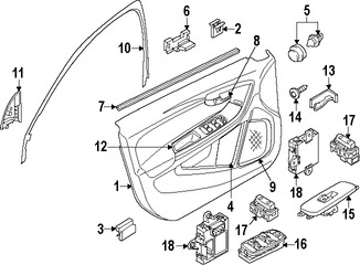 Foto de Manija interior de puerta Original para Volvo S60 Volvo S60 Cross Country Volvo V60 Volvo V60 Cross Country Marca VOLVO Nmero de Parte 39868065