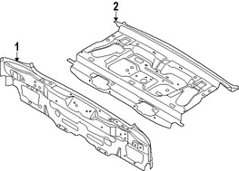 Foto de Panel posterior Original para Volvo S60 Volvo S60 Cross Country Marca VOLVO Nmero de Parte 31391858