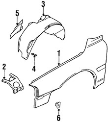 Foto de Enganche del protector de Guardafangos  Original para Volvo Marca VOLVO Nmero de Parte 979878