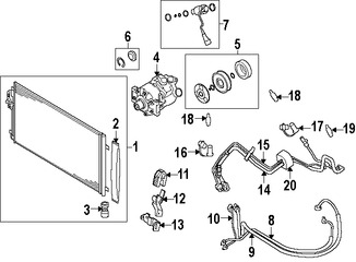 Foto de Tapa Vlvula de Servicio Aire Acondicionado Original para Volvo Marca VOLVO Nmero de Parte 3545575