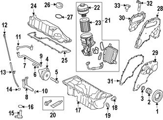 Foto de Tubo Enfriamiento de Aceite del Motor Original para Volvo S80 2007 2008 2009 Marca VOLVO Nmero de Parte 30777313