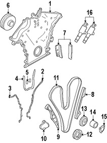 Foto de Tensor de la Cadena del Tiempo Original para Volvo S80 Volvo XC90 Marca VOLVO Nmero de Parte 30720158