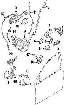 Foto de Freno de puerta Original para Volvo Marca VOLVO Nmero de Parte 31298466