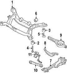 Foto de Brazo de Control Lateral Original para Volvo S80 Volvo S60 Volvo V60 Volvo V60 Cross Country Volvo V70 Marca VOLVO Nmero de Parte 31406746