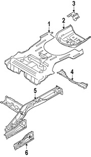 Foto de Bandeja de Piso Original para Volvo S80 Marca VOLVO Nmero de Parte 31301479