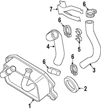 Foto de Tubo Enfriamiento de Aceite del Motor Original para Volvo S40 Volvo V40 Marca VOLVO Nmero de Parte 9497012