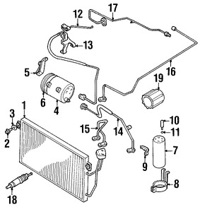 Foto de Tapa Vlvula de Servicio Aire Acondicionado Original para Volvo S40 Volvo V40 Marca VOLVO Nmero de Parte 30856122