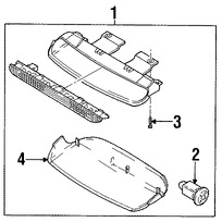 Foto de Luz de freno centro superior Original para Volvo S40 2000 Marca VOLVO Nmero de Parte 30859475