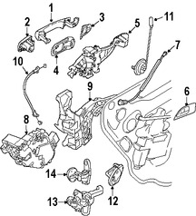 Foto de Bisagra de puerta Original para Volvo S40 Volvo V50 Marca VOLVO Nmero de Parte 31352272