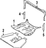 Foto de Deflector de aire soporte de radiador Original para Volvo XC90 2003 2004 2005 Marca VOLVO Nmero de Parte 8678257