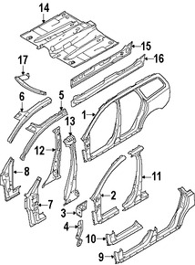 Foto de Estribo Original para Volvo V50 Volvo S40 Marca VOLVO Nmero de Parte 30744289