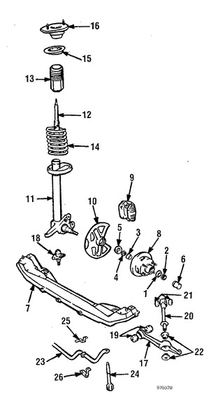 Foto de Rtula de Suspensin Original para Volvo Marca VOLVO Nmero de Parte 270477