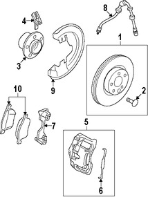 Foto de Grapa Antivibradora Disco de Freno Original para Volvo Marca VOLVO Nmero de Parte 30671593