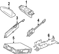 Foto de Mstil de Antena de Radio Original para Volvo Marca VOLVO Nmero de Parte 31260607