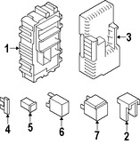 Foto de Caja de Fusibles Original para Volvo Marca VOLVO Nmero de Parte 30765336