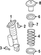 Foto de Amortiguador de parachoque Original para Volvo V70 Volvo XC70 Marca VOLVO Nmero de Parte 31277311