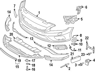 Foto de Alern / Spoiler Original para Volvo V60 2015 2016 2017 Volvo S60 2015 2016 Marca VOLVO Nmero de Parte 39834752