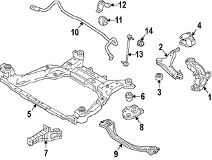 Foto de Barra Estabilizadora de Suspensin Original para Volvo V60 Cross Country 2017 Volvo V60 2017 2015 2016 Marca VOLVO Nmero de Parte 31340514