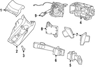 Foto de Interruptor del limpiaparabrisas Original para Volvo V60 Volvo V60 Cross Country Volvo  Volvo XC70 Marca VOLVO Nmero de Parte 31456042