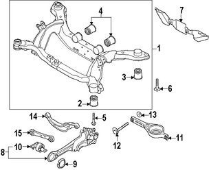 Foto de Brazo de Control de suspensin Original para Volvo V60 Volvo V60 Cross Country Volvo S60 Marca VOLVO Nmero de Parte 31476202