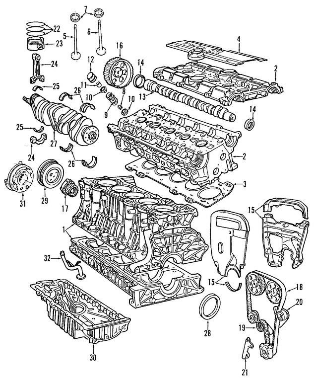 Foto de Sello del cigueal del motor Original para Volvo Marca VOLVO Nmero de Parte 31339213