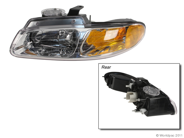 Foto de Conjunto de Faros Delanteros para Chrysler Town & Country Plymouth Grand Voyager Dodge Caravan Dodge Grand Caravan Marca Vaip - Vision Lighting Nmero de Parte W0133-1843166