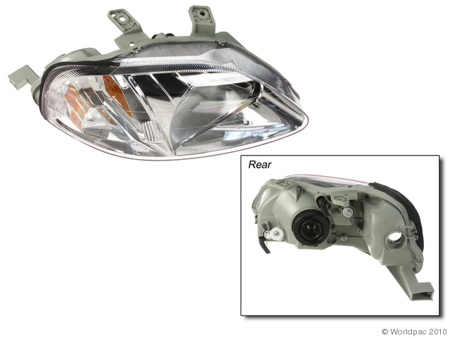 Foto de Conjunto de Faros Delanteros para Honda Civic 1999 2000 Marca Vaip - Vision Lighting Nmero de Parte W0133-1892069