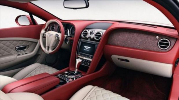 Bentley ofrece revestimientos de piedra en su interior