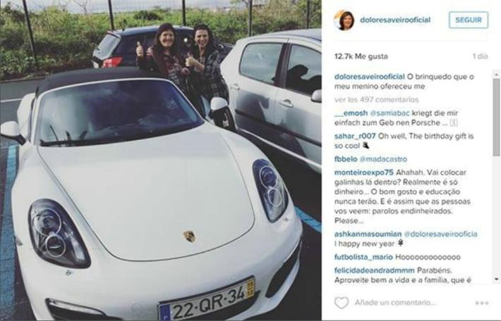 Cristiano Ronaldo regala espectacular Porsche a su mam