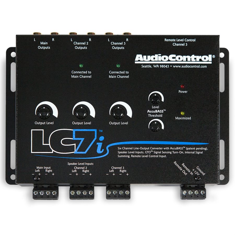 Foto de AudioControl 6 Ch Line Output Converter con AccuBASS