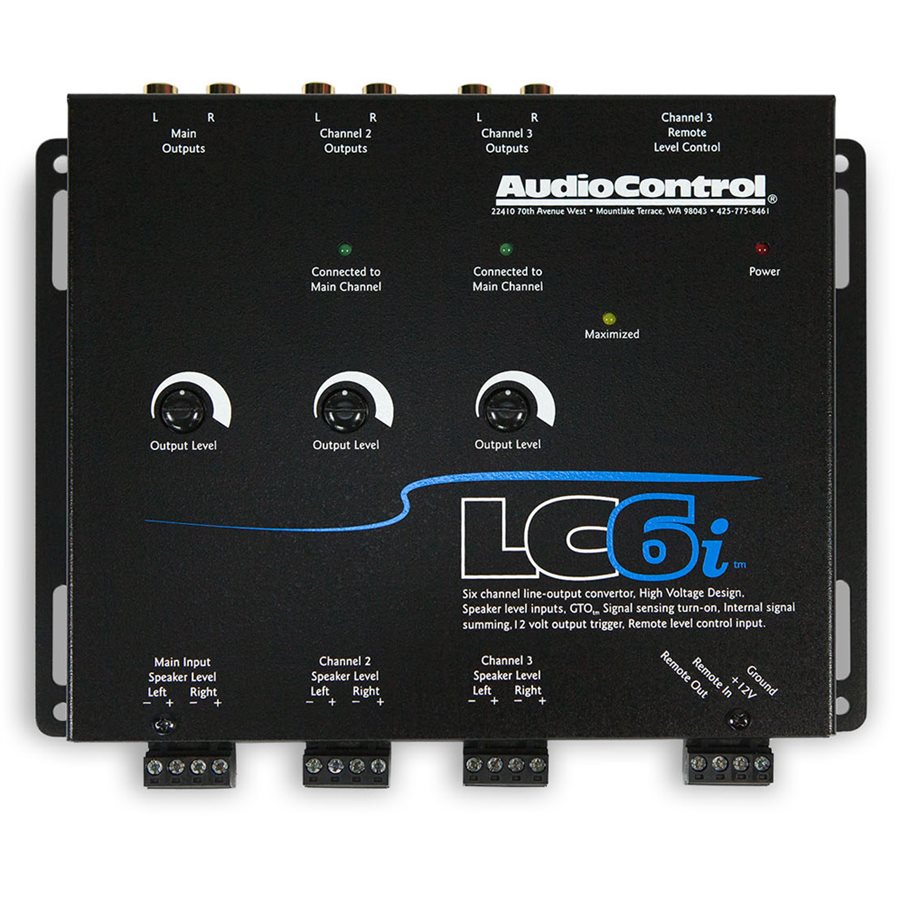 Foto de AudioControl 6 Ch Line Out Converter con suma interna