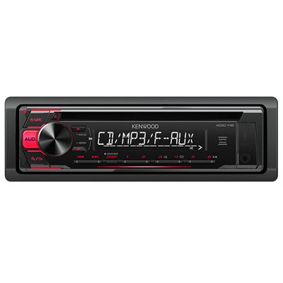 Foto de Kenwood In-Dash MP3 CS Receptor w / Front AUX