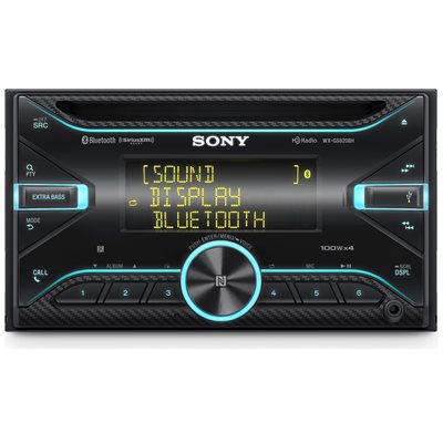 Foto de Receptor de CD Bluetooth DDIN de alta potencia Sony