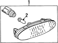Foto de Luz de marcador lateral Original para Daewoo Lanos 1999 2000 2001 2002 Marca DAEWOO N�mero de Parte 96224457