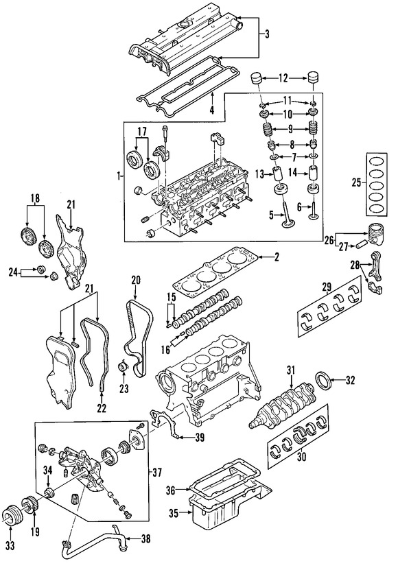 Foto de Empacadura de la culata Original para Daewoo Leganza Daewoo Nubira Marca DAEWOO Nmero de Parte 92067765