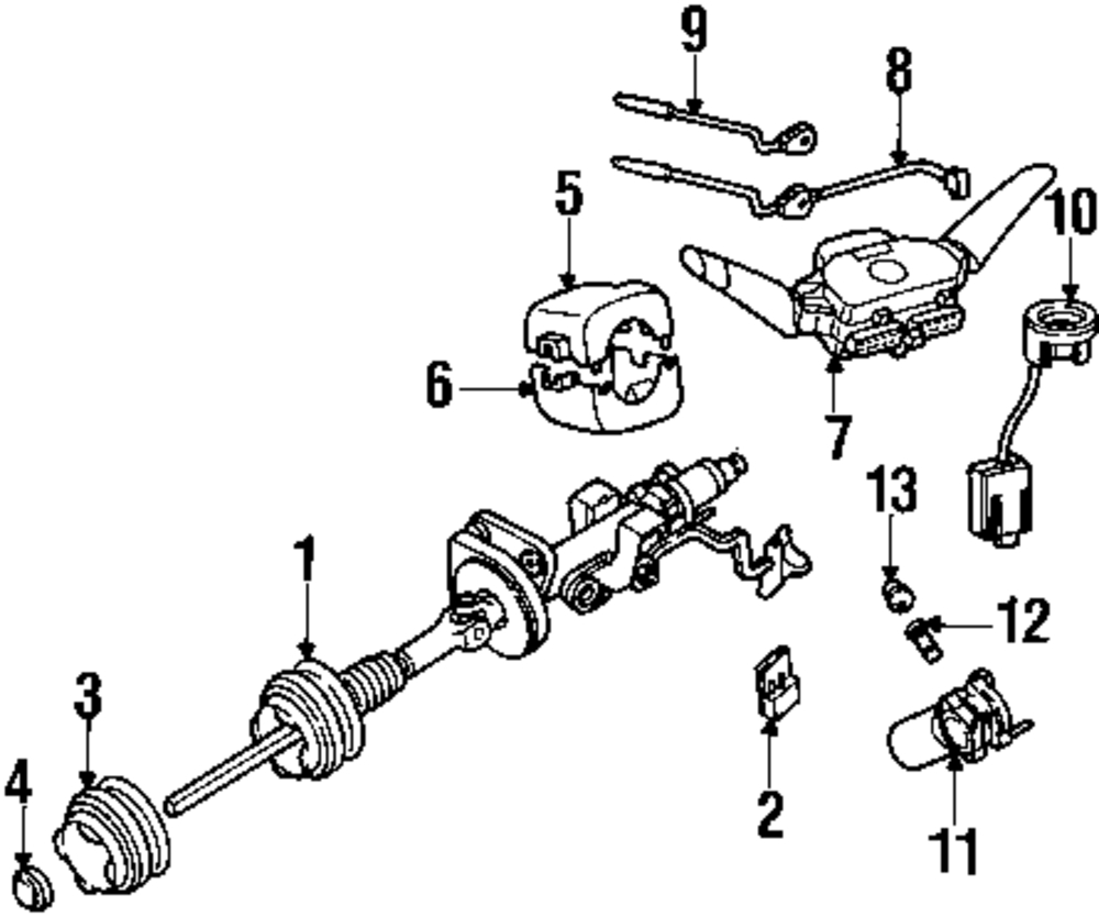 Foto de Interruptor Combinado para Mercedes-Benz ML320 1998 Marca MERCEDES OEM Nmero de Parte #001 540 65 45