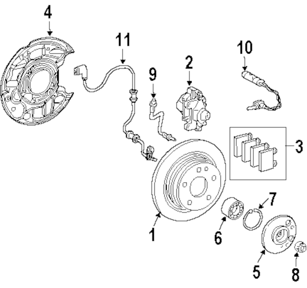 Foto de Tuerca de Eje para Mercedes-Benz C240 2005 Marca MERCEDES OEM Nmero de Parte 0019903850