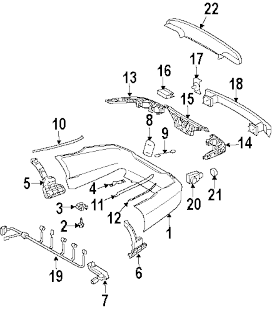 Foto de Sensor de ayuda para Estacionar para Mercedes-Benz C230 2004 Marca MERCEDES OEM Nmero de Parte 0045428718