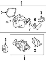 Foto de Anillo de Sensor de Temperatura Refrigerante de Motor Original para Mercedes-Benz E320 2005 2006 Mercedes-Benz S400 2010 2011 2012 2013 Marca MERCEDES BENZ Parte #0229979848