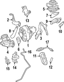 Foto de Manguera de Bomba de Aire Original para Mercedes-Benz Marca MERCEDES BENZ Nmero de Parte 2721421183