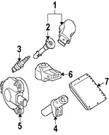 Foto de Sensor de Detonacin Original para Mercedes-Benz Marca MERCEDES BENZ Nmero de Parte 0041539028